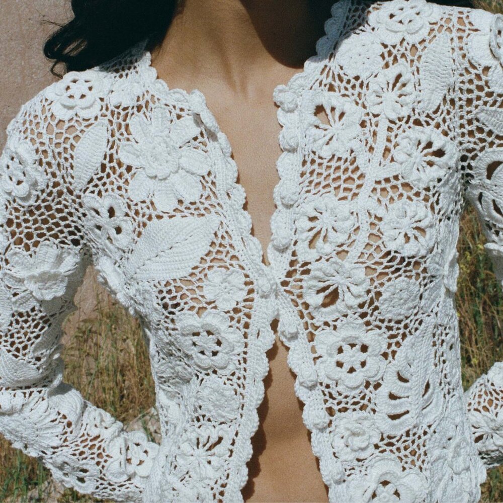 Dôen RARE Alameda Cardigan in Pearl Size M